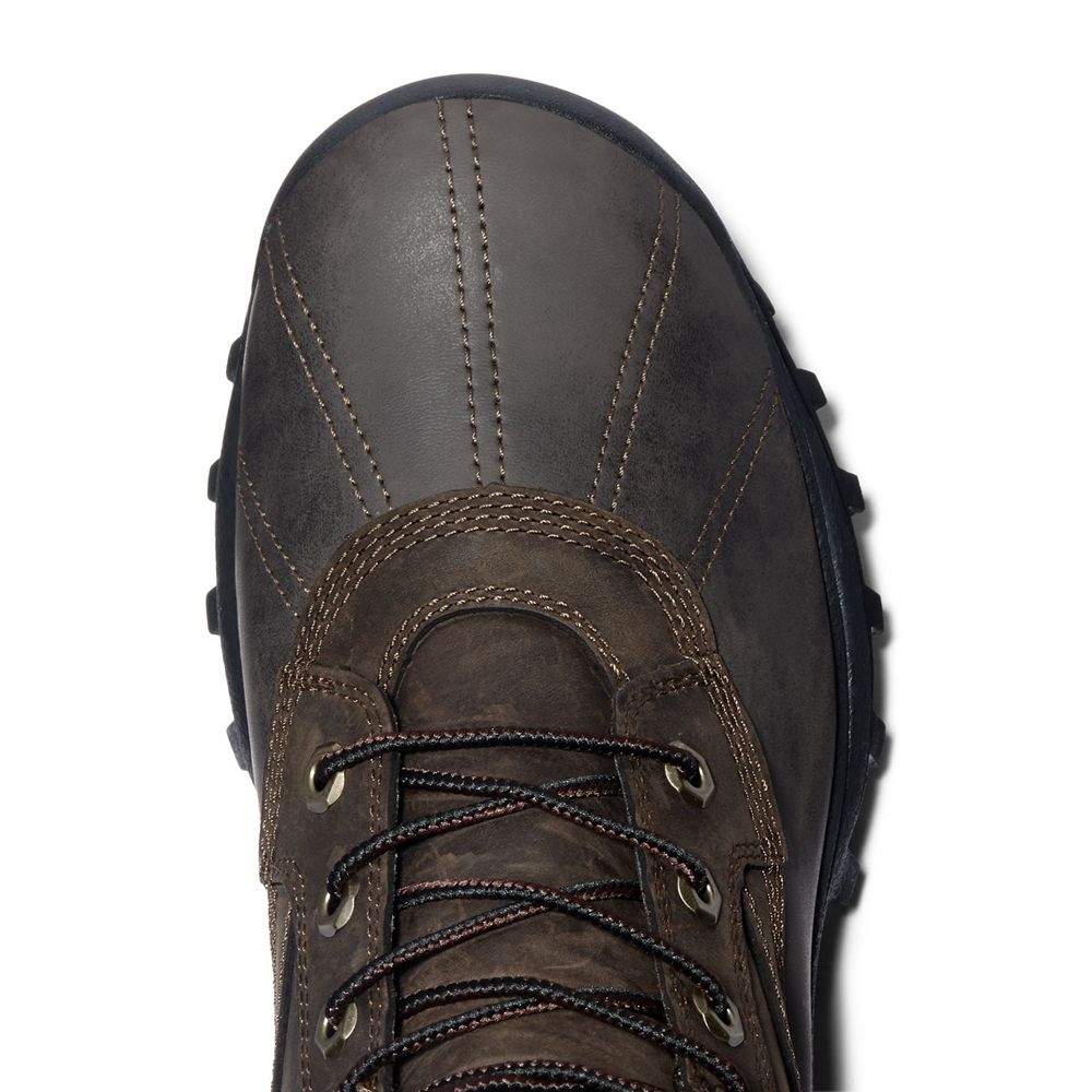 Botas de Nieve Timberland Hombre Canard Mid Waterproof Cuero Marrones - Chile FNX-670581